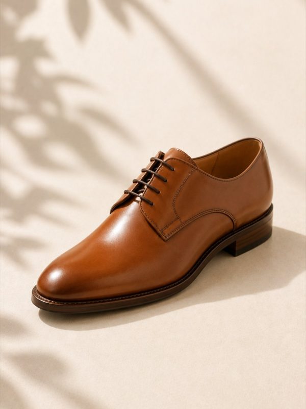 Derby en cuir